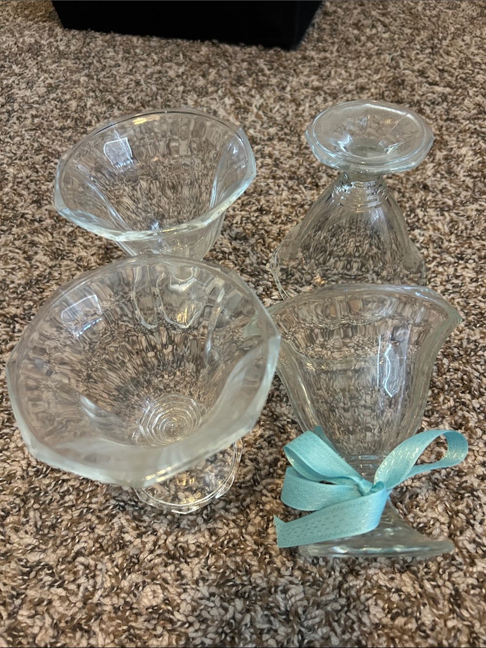 Vintage Glass Tumblers/Set of 4